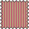 Dollhouse Miniature Silk Fabric: Stripe - Garnet